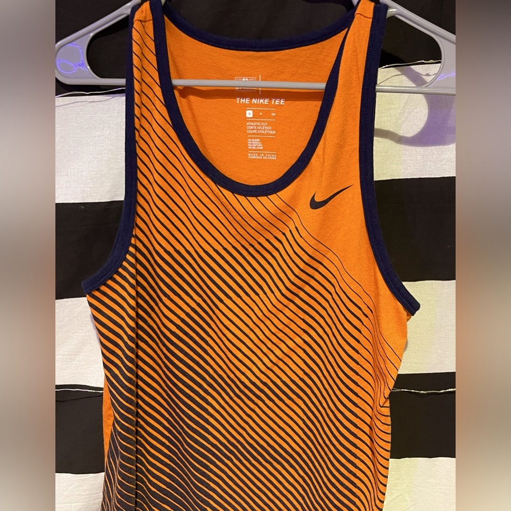 Orange Tigers tri blend Nike tee